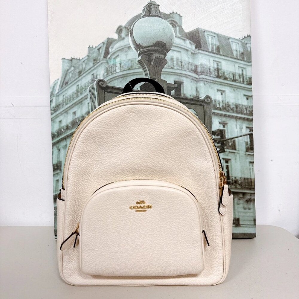 Coach 5666 Court Backpack IN Chalk